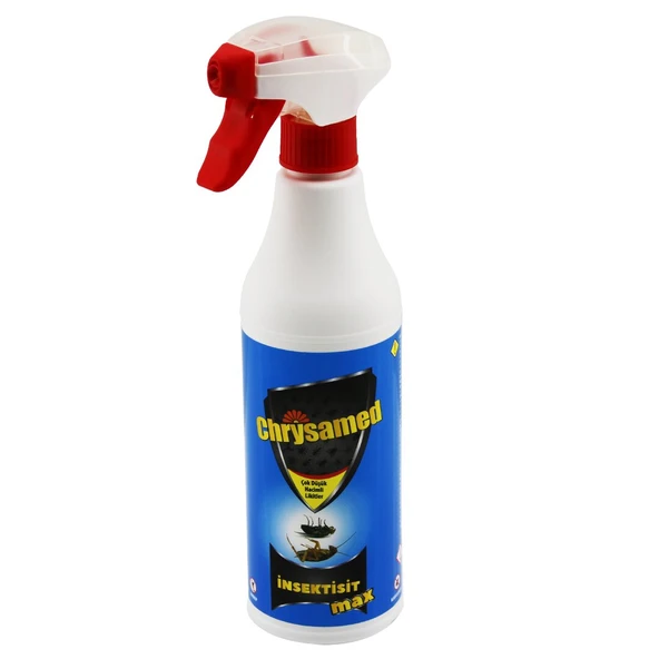 CHRYSAMED İNSEKTİSİT MAX SIVI BÖCEK İLAÇ SPREY 500ML HAMAMBÖCEK - KENE - AKREP - KARINCA - TAHTA KURUSU (5224) ürün görseli 1