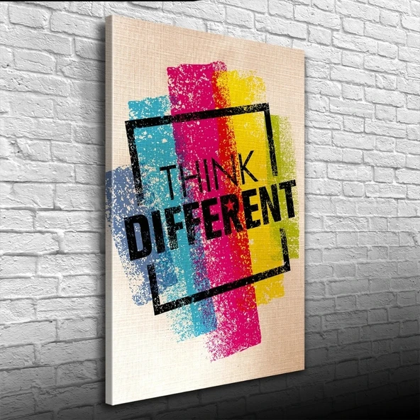 Vexor Think Different Afiş Kanvas Tablo 50 x 70 ürün görseli 1