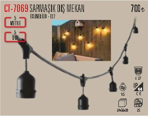 CT-7069 SARMAŞIK DIŞ MEKAN ürün görseli 1