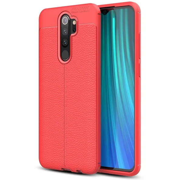 Xiaomi Redmi Note 8 Pro Kılıf Auto Focus Kapak - Kırmızı ürün görseli 1