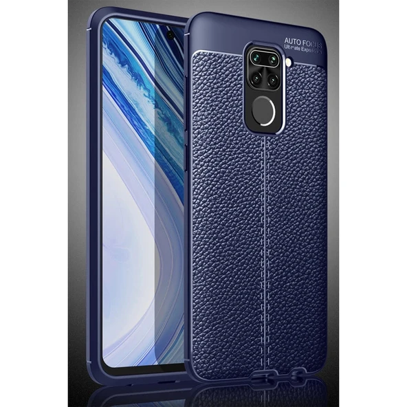 Xiaomi Redmi Note 9 Kılıf Auto Focus Kapak - Lacivert - Resim 2