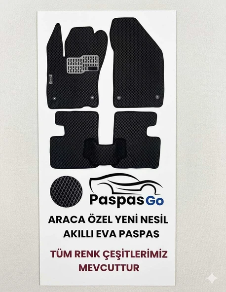 TOYOTA  COROLLA E140  2007-2012  YENİ NESİL ARACA ÖZEL HAVUZLU EVA OTO PASPAS ürün görseli 1
