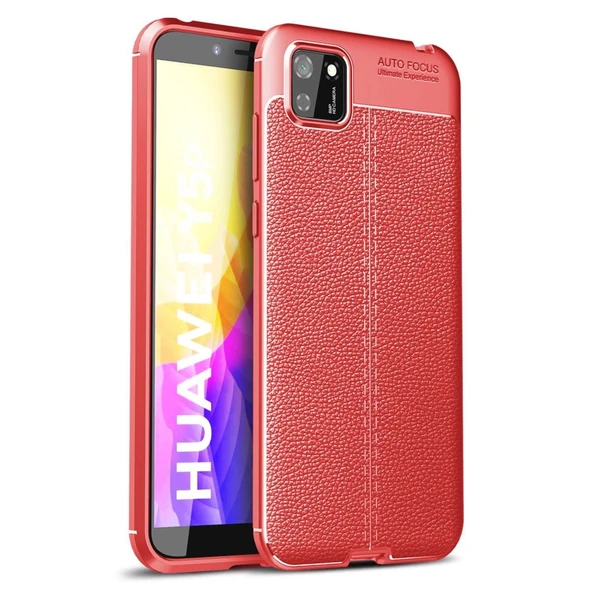 Huawei Y5p Kılıf Auto Focus Kapak - Kırmızı ürün görseli 1