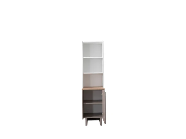 Alpino Soçi Kitaplık (Beyaz) - 45 X 43 X 170 ürün görseli 1