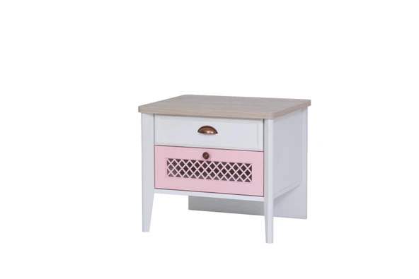 Alpino Beverly Komodin (Beyaz) - 62 X 52 X 55 ürün görseli 1