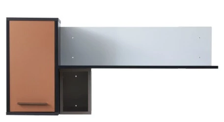 Alpino Hardal Bilgisayar Masası Üst (Metalik Taba) - 130 X 27 X 60 ürün görseli 1