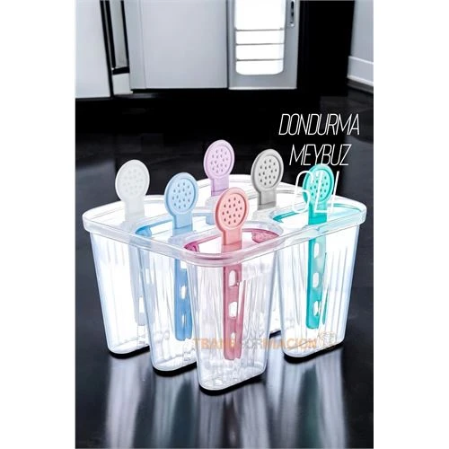 6 lı Dondurma Kalıbı Meybuz Kalıbı 721454 ürün görseli 1