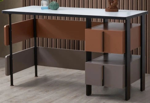 Alpino Hardal Bilgisayar Masası Alt (Metalik Taba) - 130 X 55 X 83 ürün görseli 1