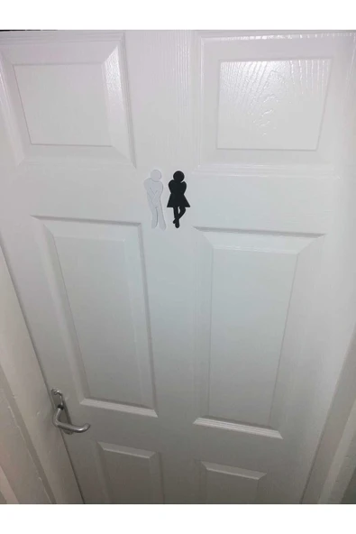 GİT3D Wc Yönlendirme Levhası 2'li - Resim 5
