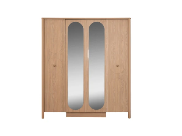 Alpino Klimt 4 Kapaklı Gardrop (Klimt) - 175 X 54 X 200 ürün görseli 1