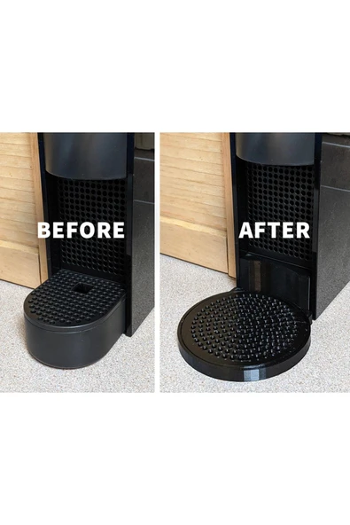 GİT3D Nespresso Essenza Mini Uyumlu Geniş Büyük Kupa Fincan Altlık Damlalık Tepsi Aparat Stand Kapsül ürün görseli 1