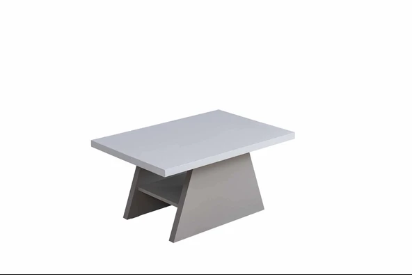 Alpino Etna Ofis Sehpası (Kül Gri nat) - 90 X 60 X 44 ürün görseli 1