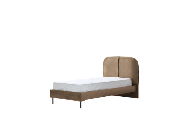 Alpino Hardal 90 x 190 Karyola (Metalik Taba) - 110 X 201 X 104 ürün görseli 1