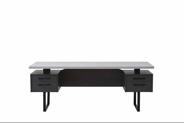 Alpino Athen Ofis Masası (Retro taş) - 220 X 75 X 76 ürün görseli 1