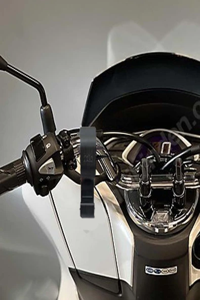GİT3D Honda Pcx Gidon Poşet Askı Aparatı Siyah / Diğer Açık Gidonlu Motosikletlerle Uyumlu ürün görseli 1