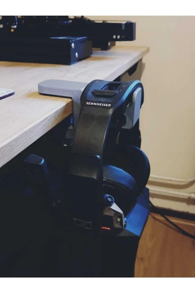 GİT3D Gümüş Gri Asılabilir Kulaklık Standı - Resim 2