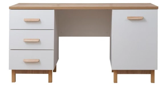 Alpino London Bilgisayar Masası Alt (Beyaz) - 150 X 55 X 78 ürün görseli 1