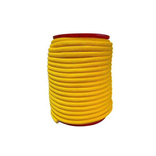 Mol Halat Ropira PP Sarı Yüzen Örgülü Halat   22mm-100mt ürün görseli 1
