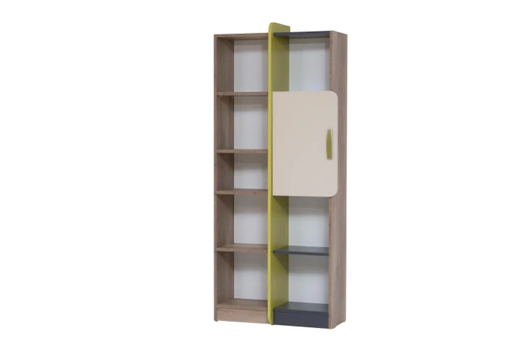 Alpino Münih Kitaplık (Alaska) - 75 X 34 X 181 ürün görseli 1