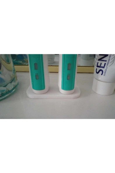 GİT3D Oral-b Uyumlu Diş Fırçası Makina Standı'2li ürün görseli 1