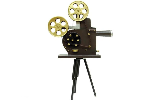 Norino Sinemaskop Kamera Tripodlu Model Vintage Dekoratif Hediyelik ürün görseli 1