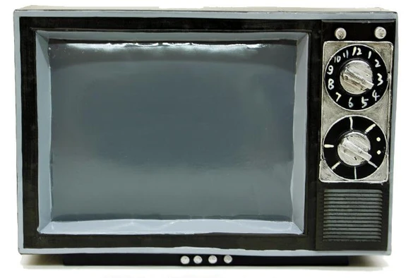 Norino Televizyon Siyah Vintage Dekoratif Hediyelik ürün görseli 1