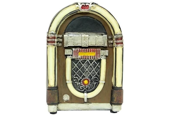 Norino Müzik Kutusu Siyah Polyester Dekoratif Hediyelik ürün görseli 1