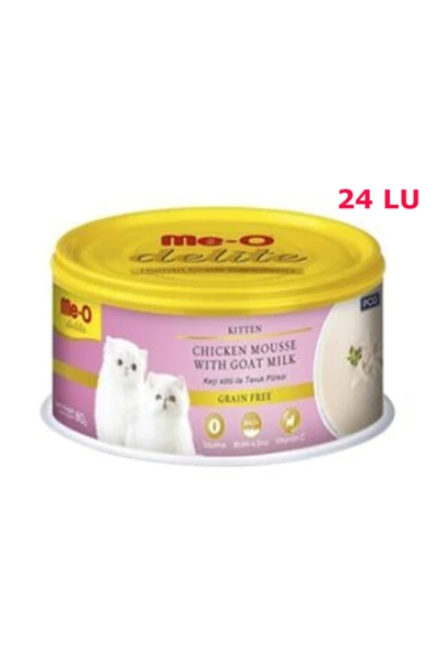 Me-o Delite Me-o Delıte Keçi Sütü Ile Tavuk Konserve 80gr-24lu ürün görseli 1