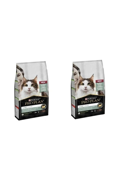 Purina Pro Plan Proplan Kısır Live Clear Somonlu Alerjen Azaltan Kısırlaştırılmış Kedi Maması 1,4 Kg X 2 Paket ürün görseli 1