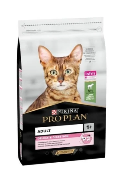 Pro Plan Delicate Kuzu Etli Hassas Sindirim ve Seçici Yetişkin Kedi Maması 10 Kg ürün görseli 1