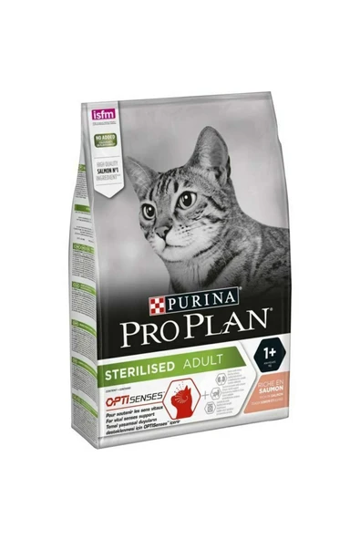 Purina Pro Plan Pro Plan Somonlu Kısırlaştırılmış Kedi Maması 3 kg ürün görseli 1