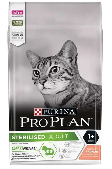 Pro Plan Purina Pro Plan Sterilised Somonlu Kısırlaştırılmış Yetişkin Kedi Maması 3 KG ürün görseli 1