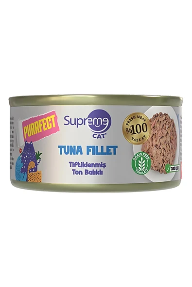 Supreme Cat Tiftiklenmiş Tavuk Göğüsü Ve Karidesli Yetişkin Konserve Kedi Maması 70gr ürün görseli 1