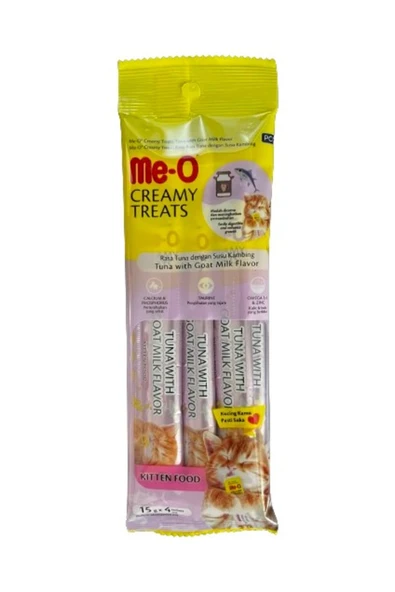 me-o ‎Me-O Yavru Kedi Krema Ödül Maması Ton Balığı ve Keçi Sütlü 15 GR ürün görseli 1