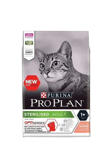 Pro Plan Sterilised Somonlu Kısırlaştırılmış Kedi Maması-10 Kg ürün görseli 1