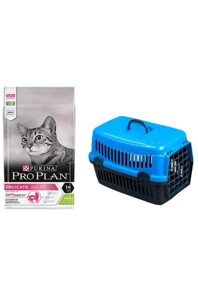 Pro Plan Delicate Kuzulu Kedi Maması 3 Kg + Taşıma Çantası 49 Cm (original) ürün görseli 1