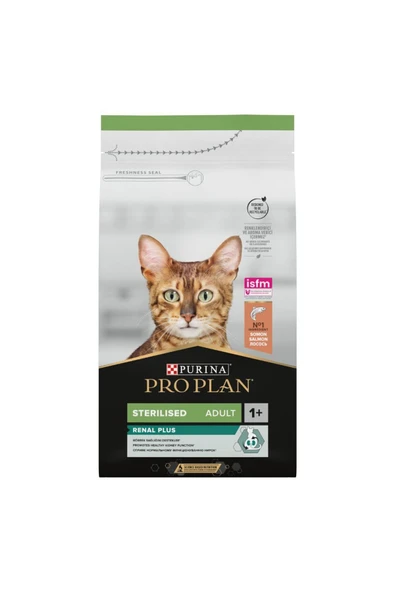 Pro Plan Sterilised Renal Plus Somon Kısır Kedi Kuru Maması 10 Kg ürün görseli 1