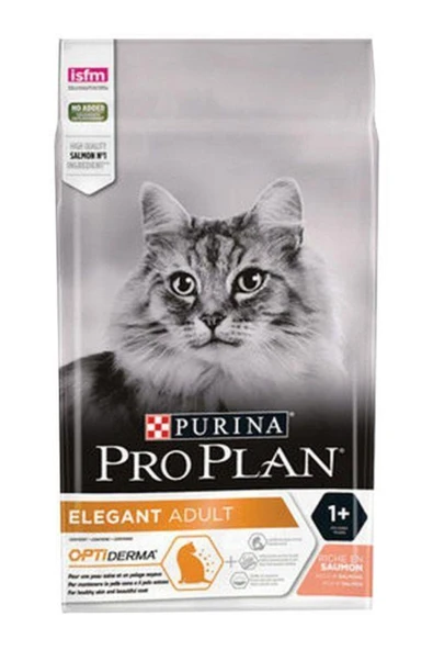 Pro Plan Elegant Derma Plus Somonlu Kedi Maması 3 Kg ürün görseli 1