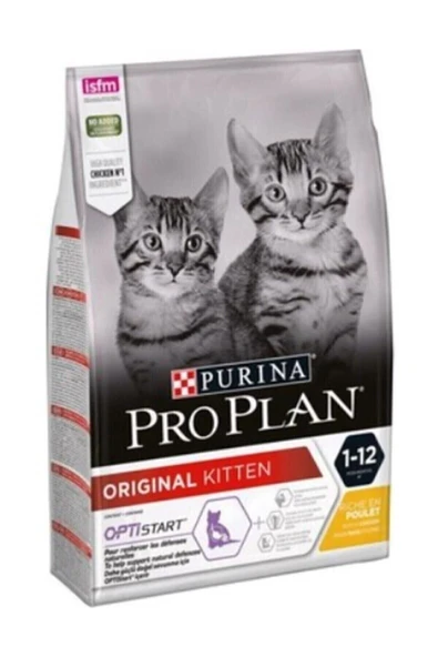 Pro Plan Orginal Kitten Yavru Tavuklu Kedi Maması 3 kg ürün görseli 1
