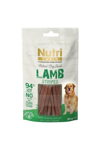 Nutri Nutrı Canın Kuzu Etli Tahılsız Köpek Ödülü 80gr X 2 Paket ürün görseli 1