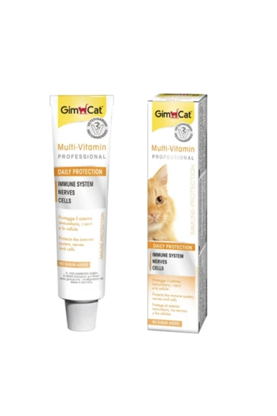 Gimcat Gim Cat Multi Vitamin Paste 12 Vitaminli Kedi Macunu 20 Gr ( 2 Adet ) ürün görseli 1