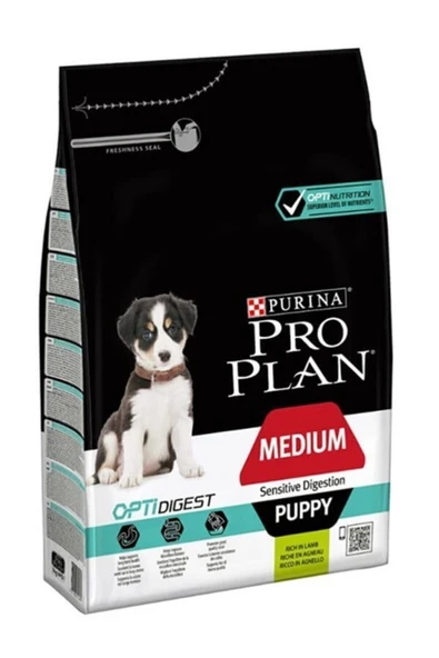 Pro Plan Optistart Medium Puppy Kuzu Etli Yavru Köpek Maması 3 kg ürün görseli 1