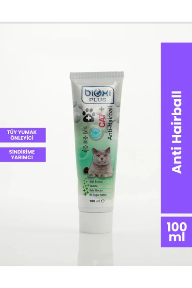 PAWOOD Bioxi Doğal Içerikli Kedi Maltı, Kedi Için Sindirim Desteği, Tüy Yumağı Önleyici Kedi Malt 100gr ürün görseli 1