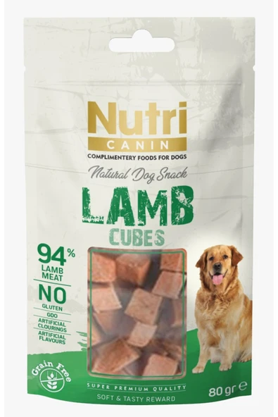Nutri Canin Nutrı Canın Lamb Cubes Köpek Ödülü 80 gr X 2 Adet ürün görseli 1