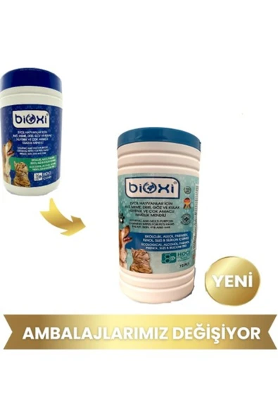 Orqinel Bioxi Evcil Hayvanlar Için Hijyenik ve Çok Amaçlı Temizleme Silindir Kova Mendil ürün görseli 1