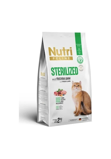 Nutri Feline Kuzulu Tahılsız Kısırlaştırılmış Kedi Maması 2 kg ürün görseli 1