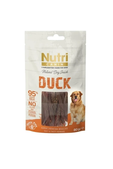 Nutri Feline Nutri Canin Tahılsız Ördekli Köpek Ödül Maması 80 Gr ürün görseli 1