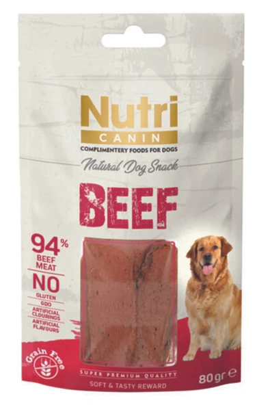 Nutri Nutrı Canın Sığır Etli Tahılsız Köpek Ödülü 80gr X2 ürün görseli 1