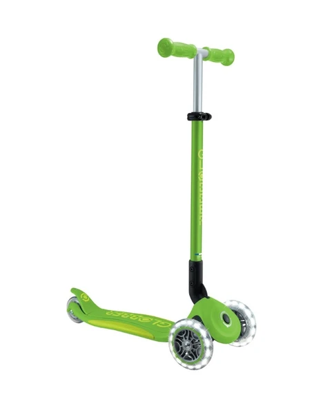 Globber Elite Deluxe Işıklı Scooter - Elma Yeşili Renkli ürün görseli 1