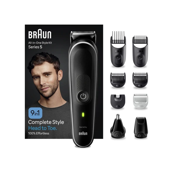 Braun Series 5 MGK5410 Hepsi Bir Arada Şekillendirme Seti Siyah ürün görseli 1
